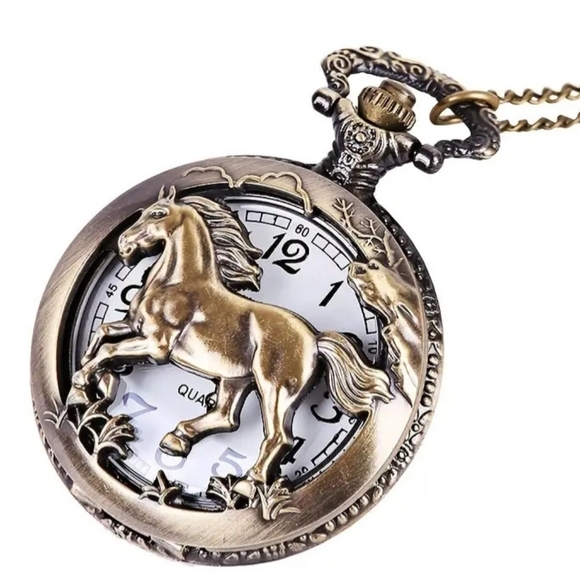 Horse Watch Necklace - Picture 6 of 9